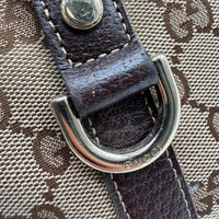 Gucci Handtasche Abbey monogram beige – Beschläge im Detail