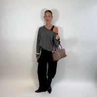 Gucci Handtasche Abbey monogram beige
