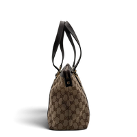 Gucci Handtasche Abbey monogram beige – Seitenansicht