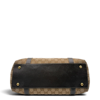 Gucci Handtasche Abbey monogram beige – Unterseite