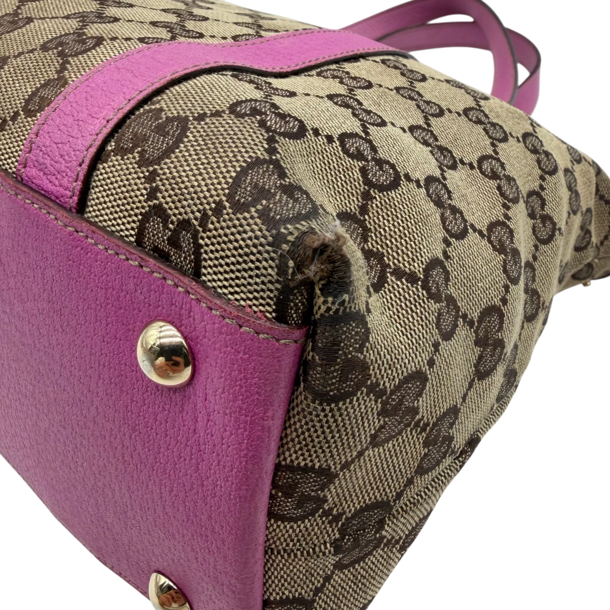 Gucci Handtasche Abbey monogram beige