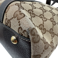 Gucci Handtasche Abbey monogram beige – Beschläge im Detail