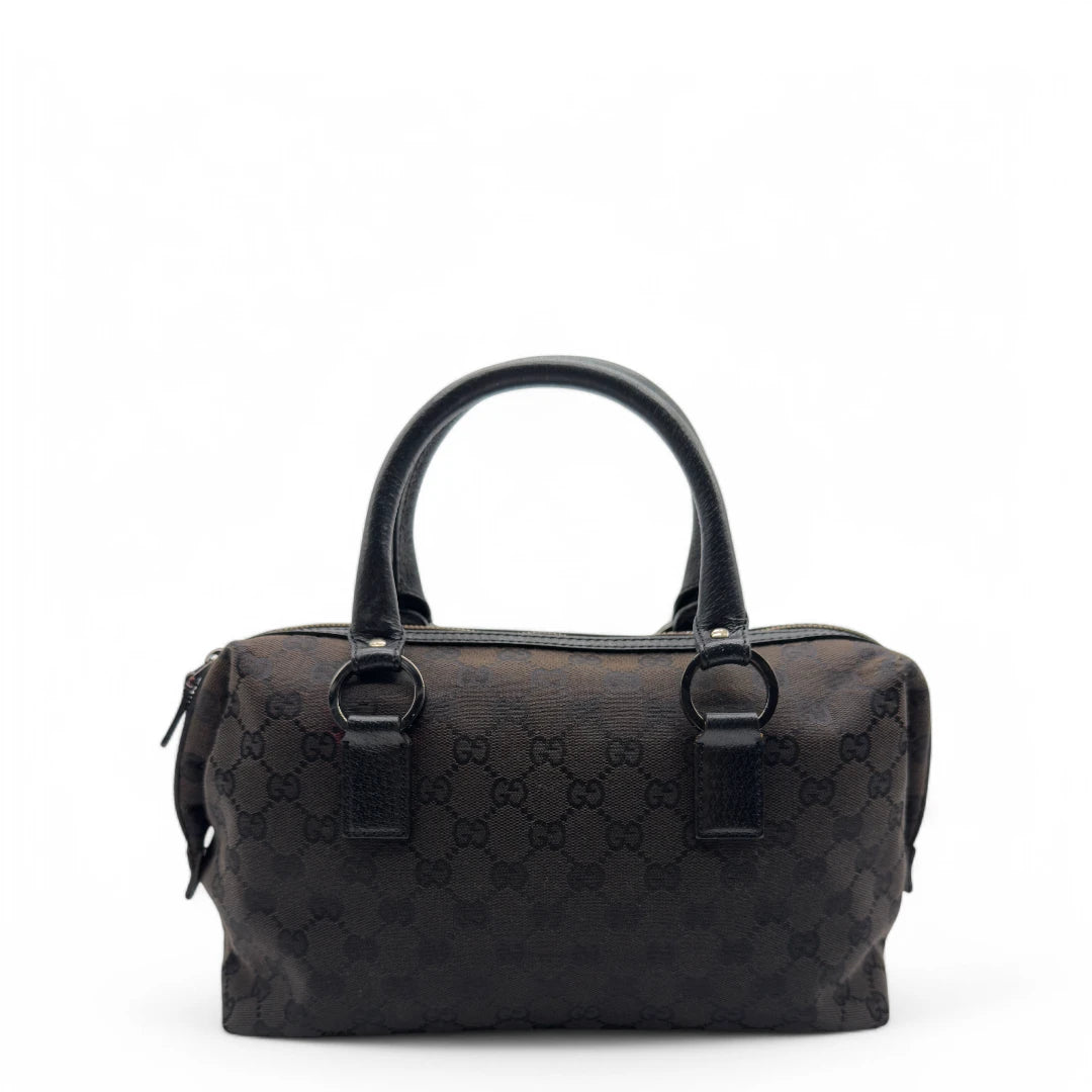 Gucci handbag Abbey with black leather details monogram black