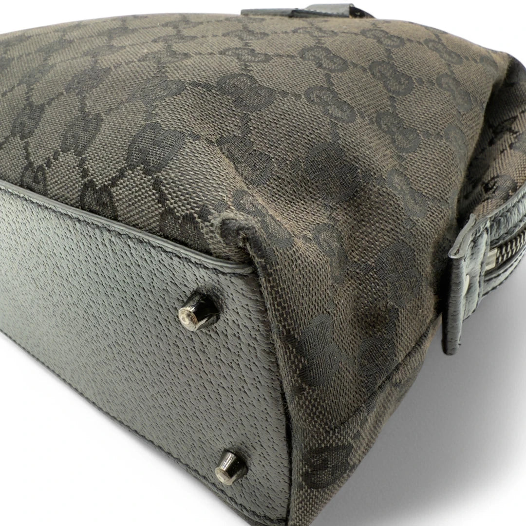 Gucci handbag Abbey with black leather details monogram black