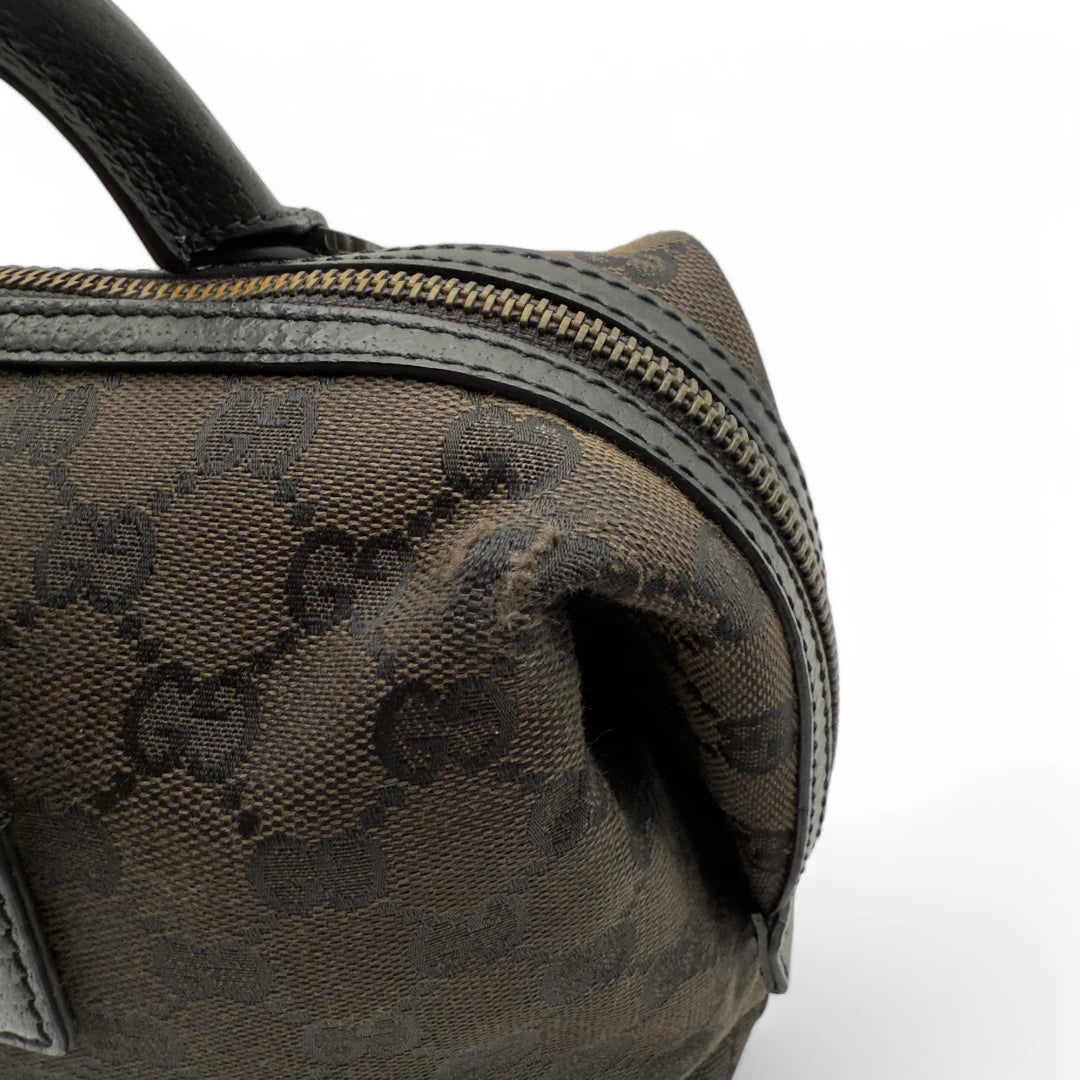 Gucci handbag Abbey with black leather details monogram black