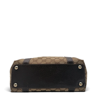 Gucci Handtasche Abbey small monogram beige – Unterseite