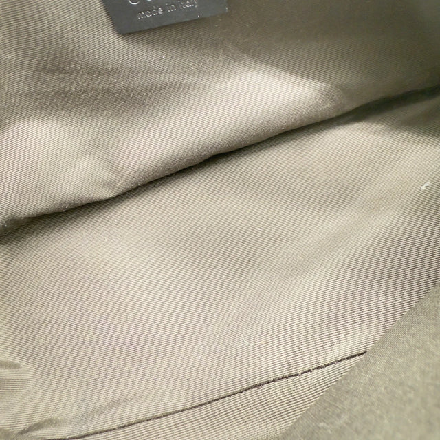 Gucci Handtasche Baguette monogram dunkelbraun