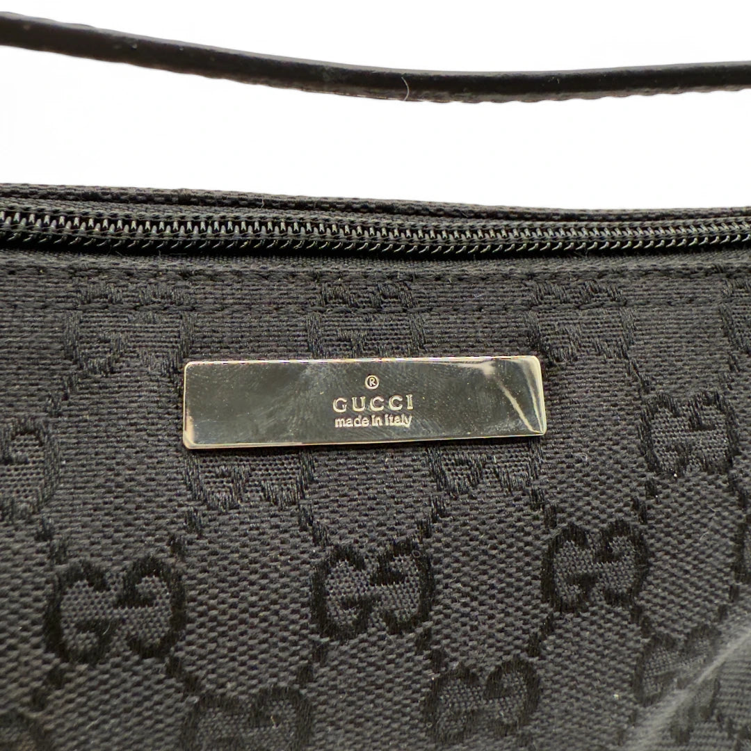 Gucci Handtasche Baguette schwarz