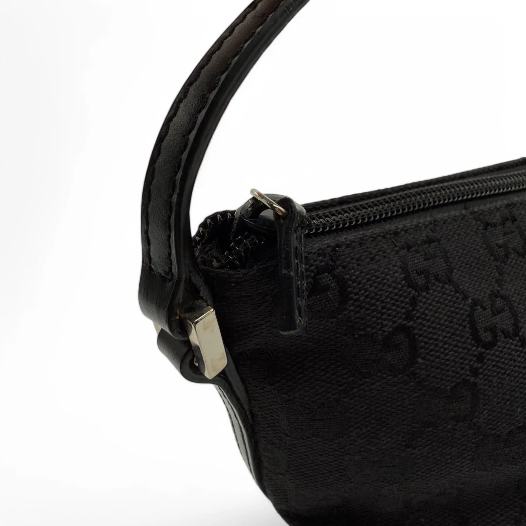 Gucci Handtasche Baguette schwarz