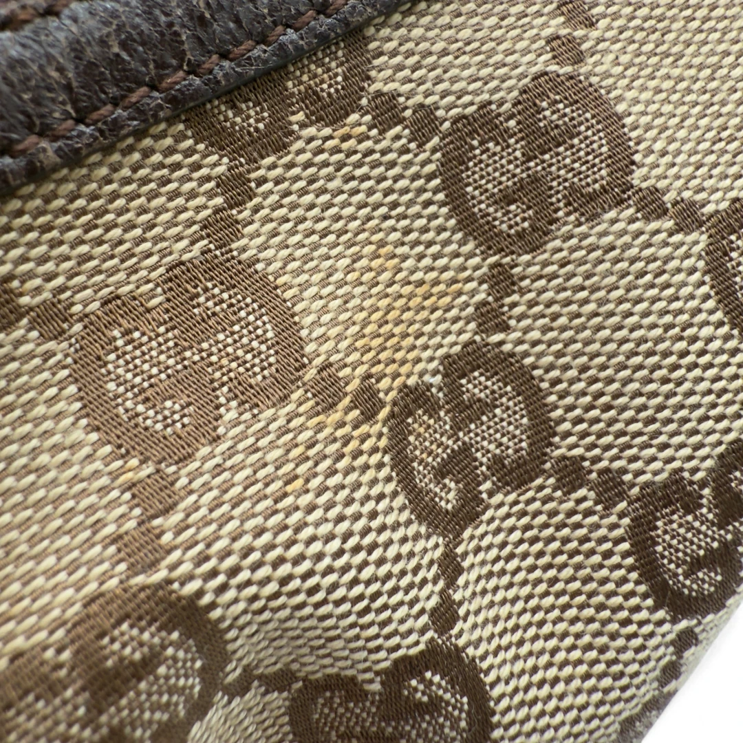 Gucci handbag Balthus with brown leather monogram beige