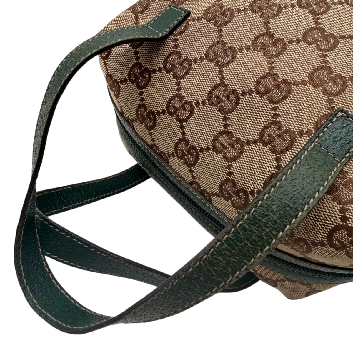 Gucci Handtasche Balthus monogram beige – Henkel im Detail