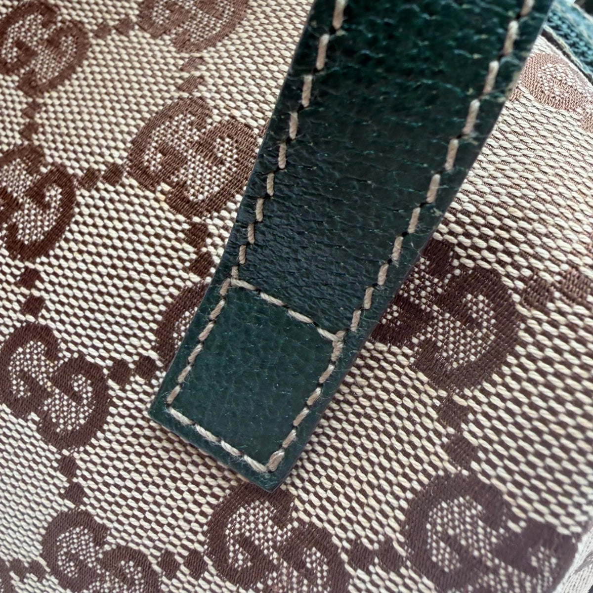 Gucci Handtasche Balthus monogram beige – Henkel im Detail