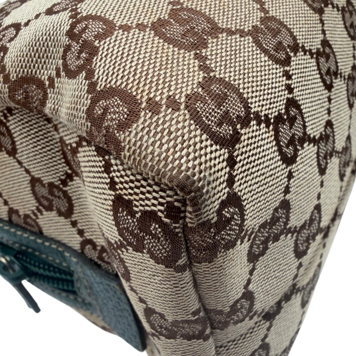 Gucci Handtasche Balthus monogram beige – Ecken im Detail