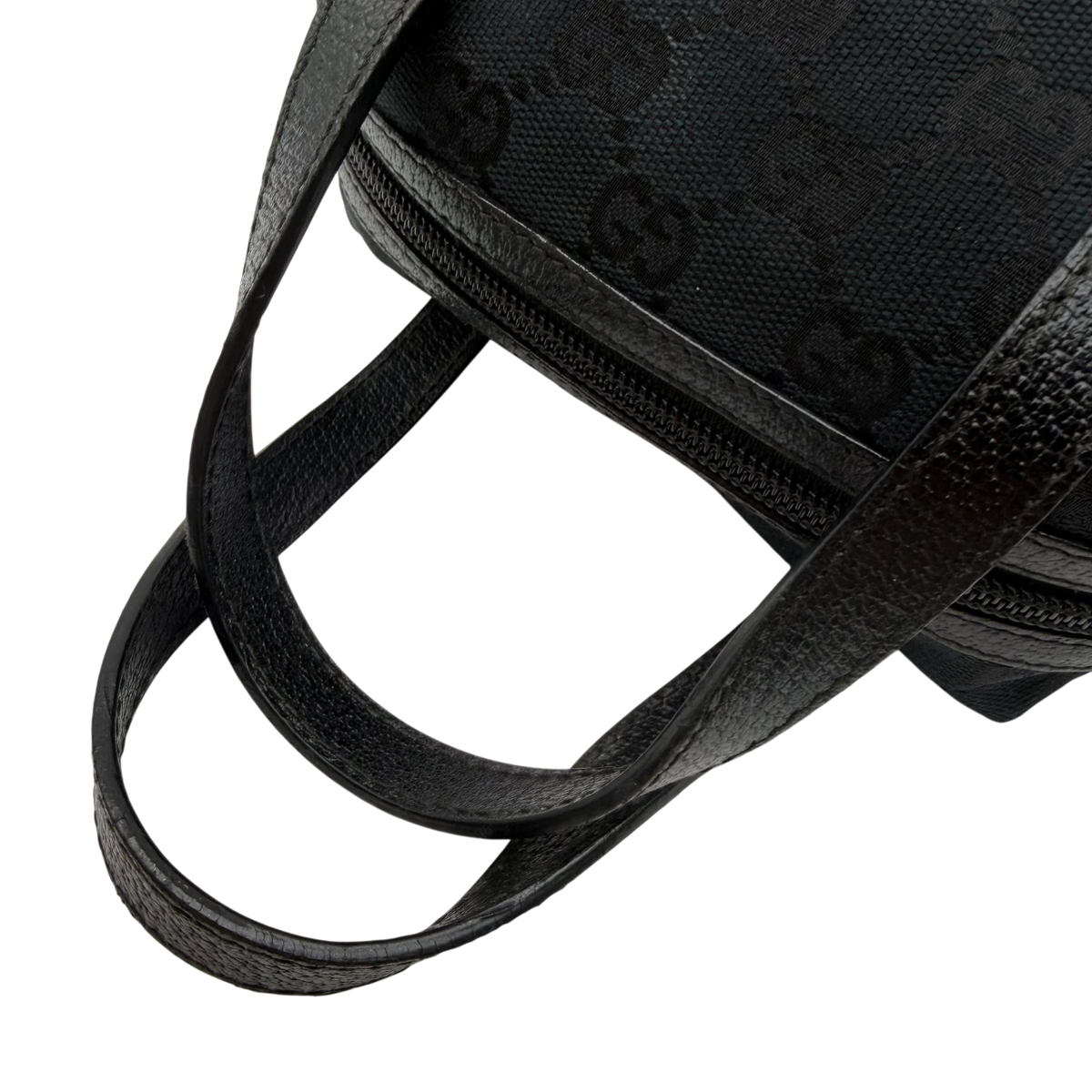 Gucci Handtasche Balthus monogram schwarz – Beschläge im Detail