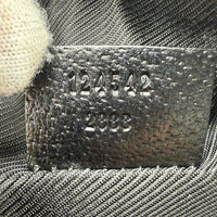 Gucci Handtasche Balthus monogram schwarz – Seriennummer im Detail