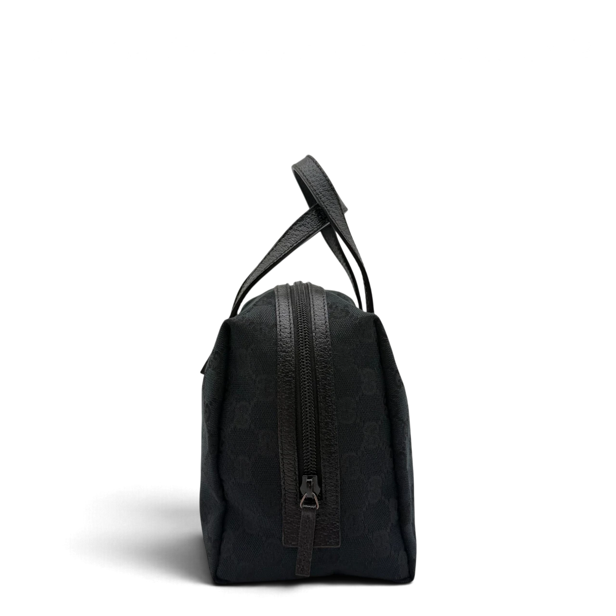 Gucci Handtasche Balthus monogram schwarz – Seitenansicht