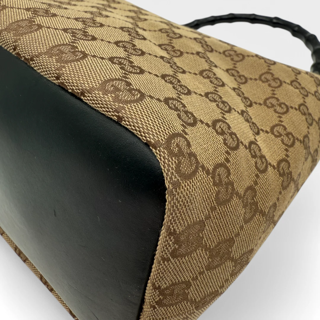 Gucci Handtasche Bamboo beige