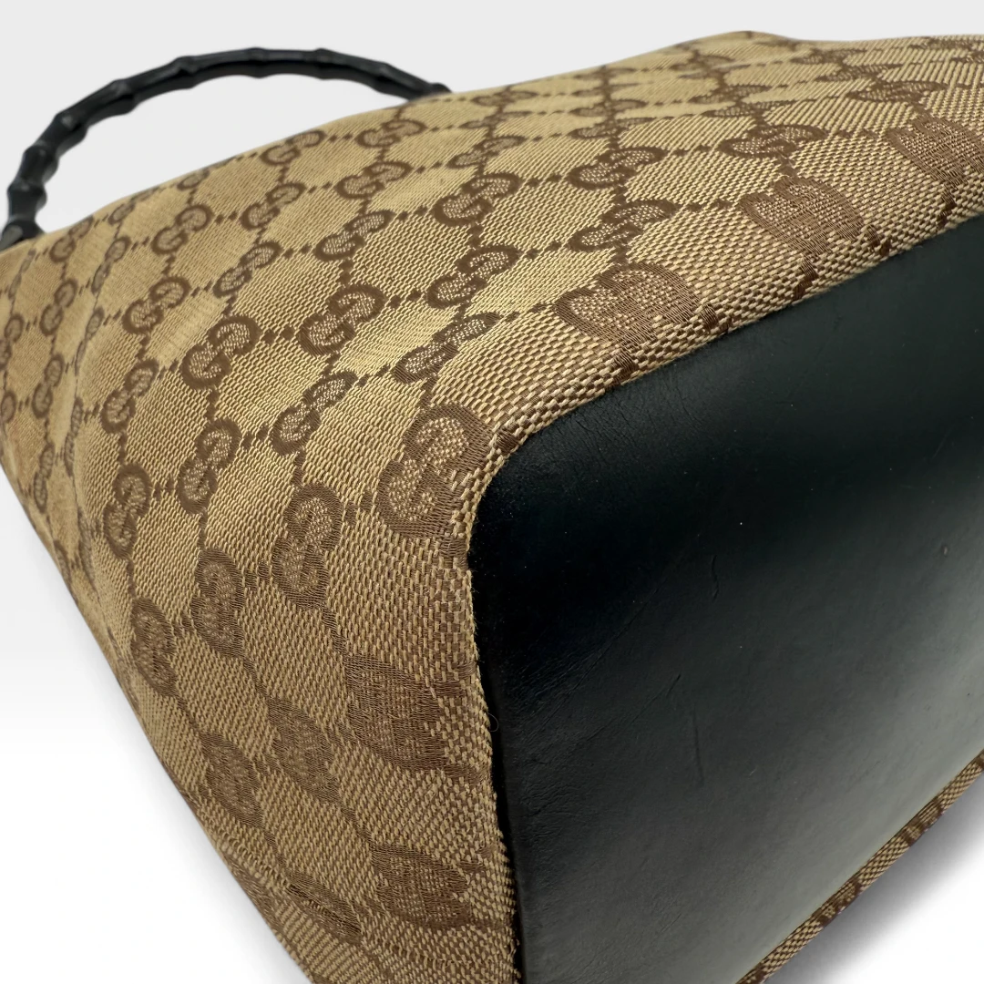 Gucci Handtasche Bamboo beige