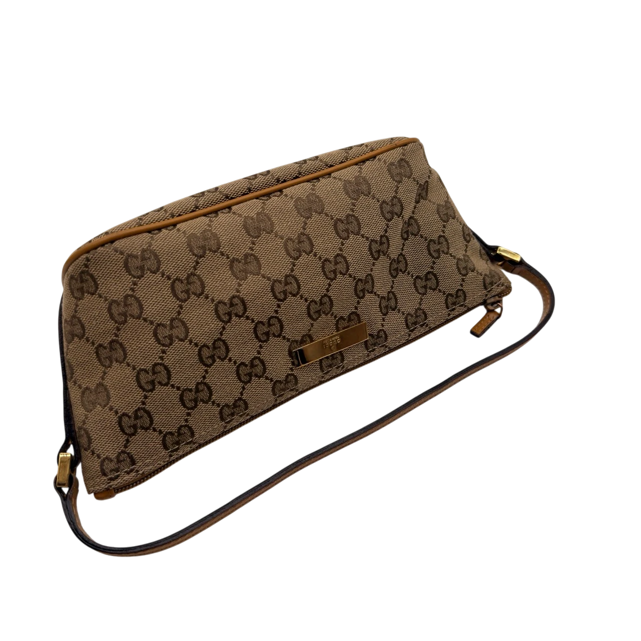 Gucci Handtasche Boat Baguette monogram beige