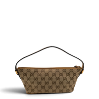 Gucci Handtasche Boat Baguette monogram beige