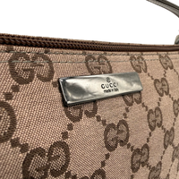 Gucci Handtasche Boat Baguette monogram braun