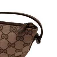 Gucci Handtasche Boat Baguette monogram braun