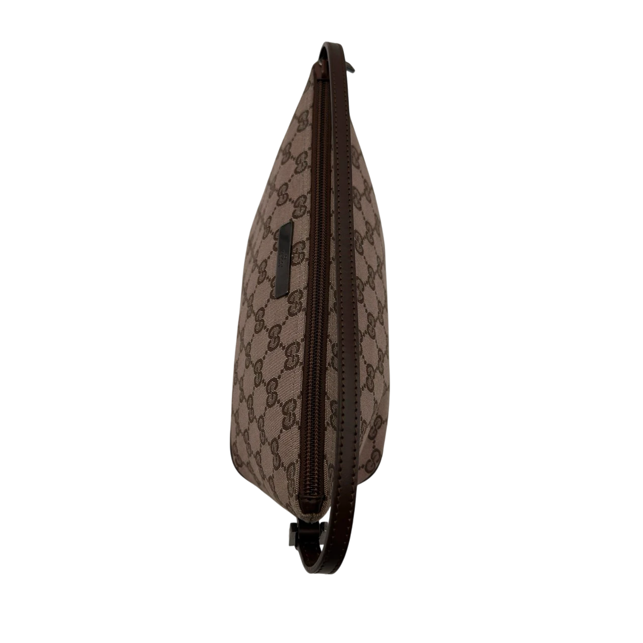 Gucci Handtasche Boat Baguette monogram braun