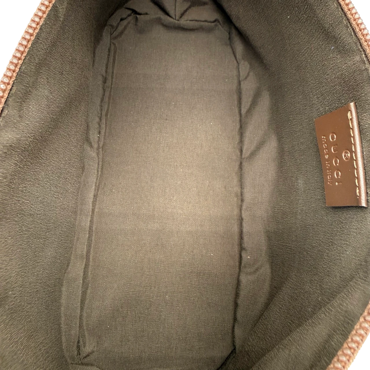 Gucci Handtasche Boat Baguette monogram braun