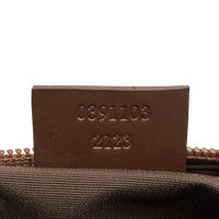 Gucci Handtasche Boat Baguette monogram braun