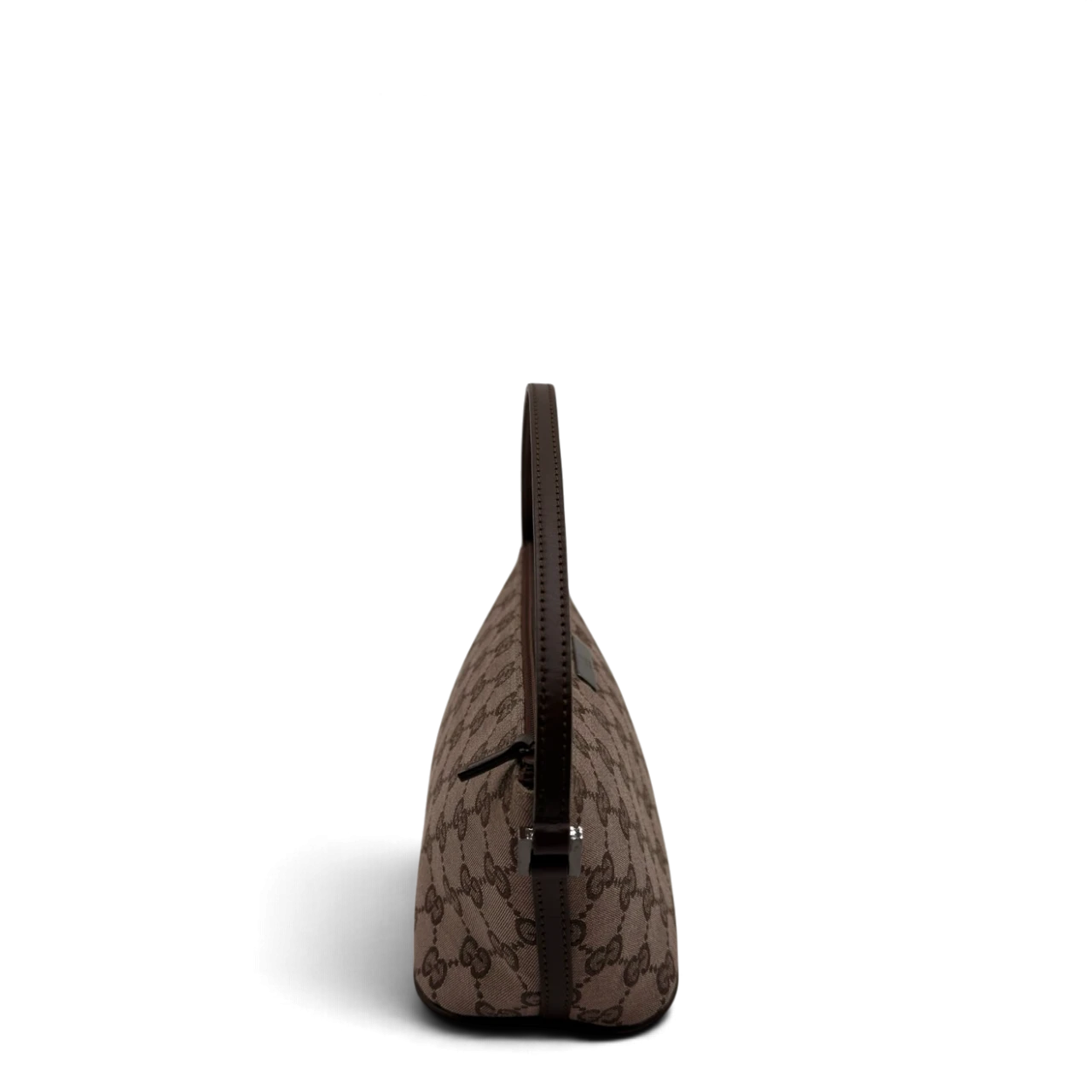 Gucci Handtasche Boat Baguette monogram braun