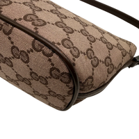 Gucci Handtasche Boat Baguette monogram braun