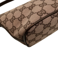 Gucci Handtasche Boat Baguette monogram braun