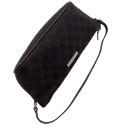 Gucci Handtasche Boat Baguette monogram dunkelbraun