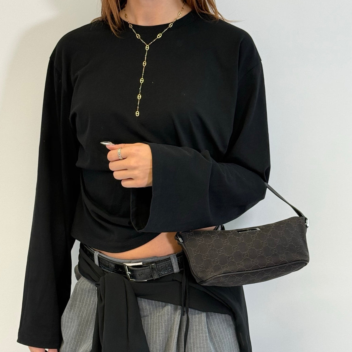 Gucci Boat Baguette Handbag