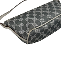 Gucci Handtasche Boat Baguette monogram grau – Ecken im Detail