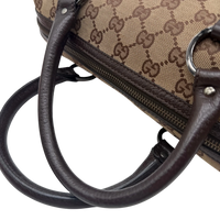 Gucci Handtasche Boston Balthus monogram beige – Henkel im Detail