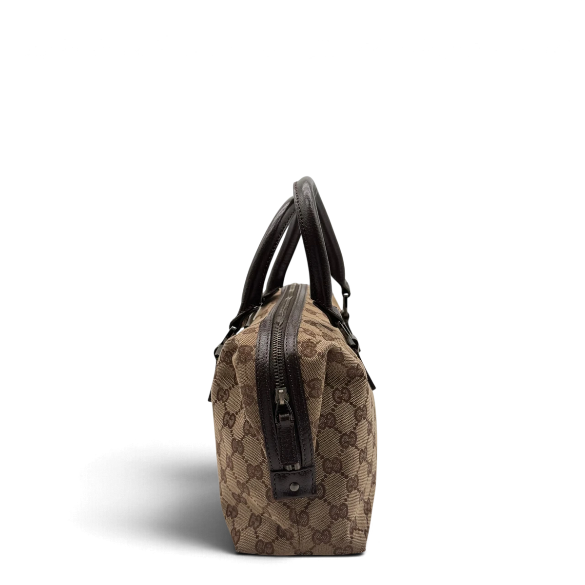 Gucci Handtasche Boston Balthus monogram beige – Seitenansicht