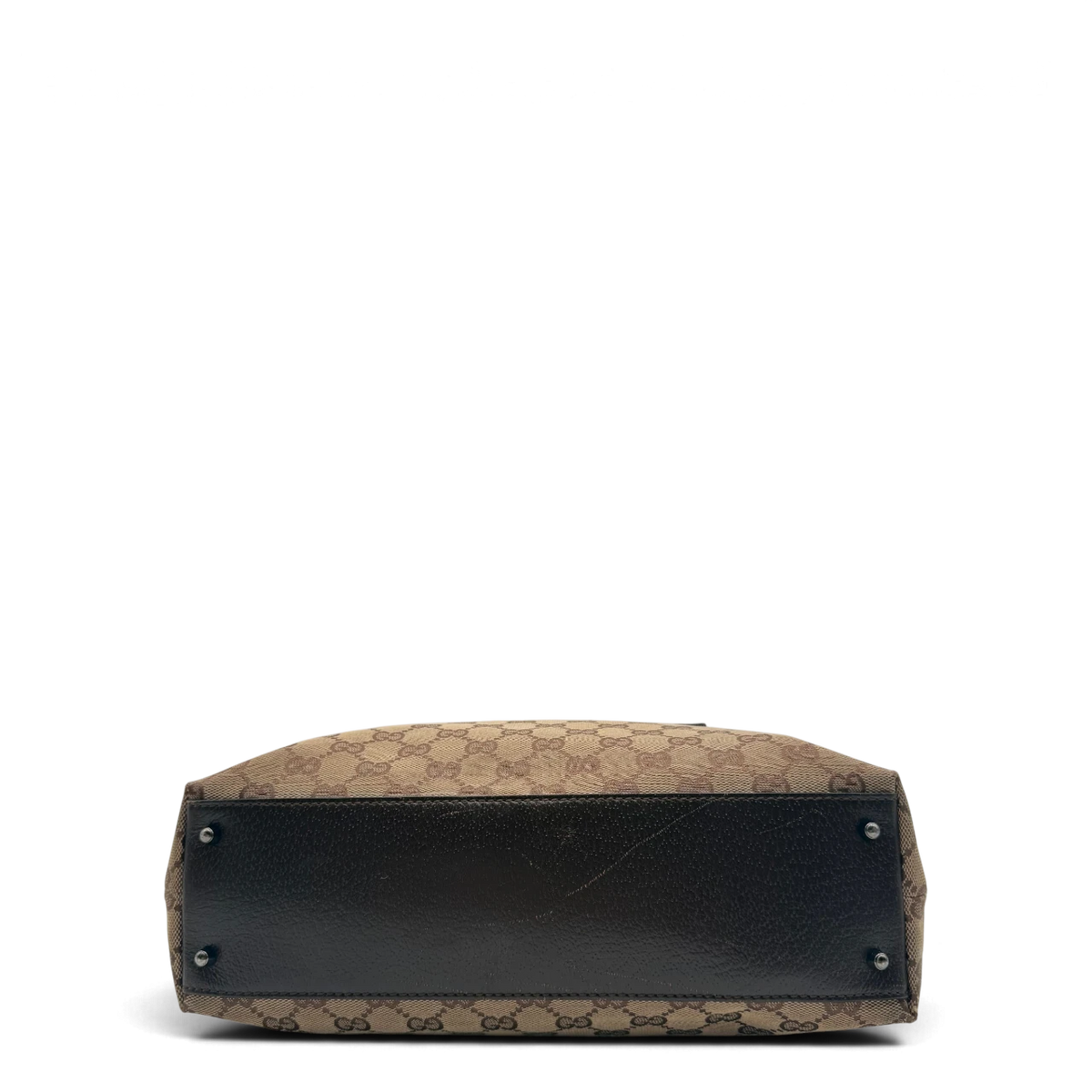 Gucci Handtasche Boston Balthus monogram beige – Unterseite