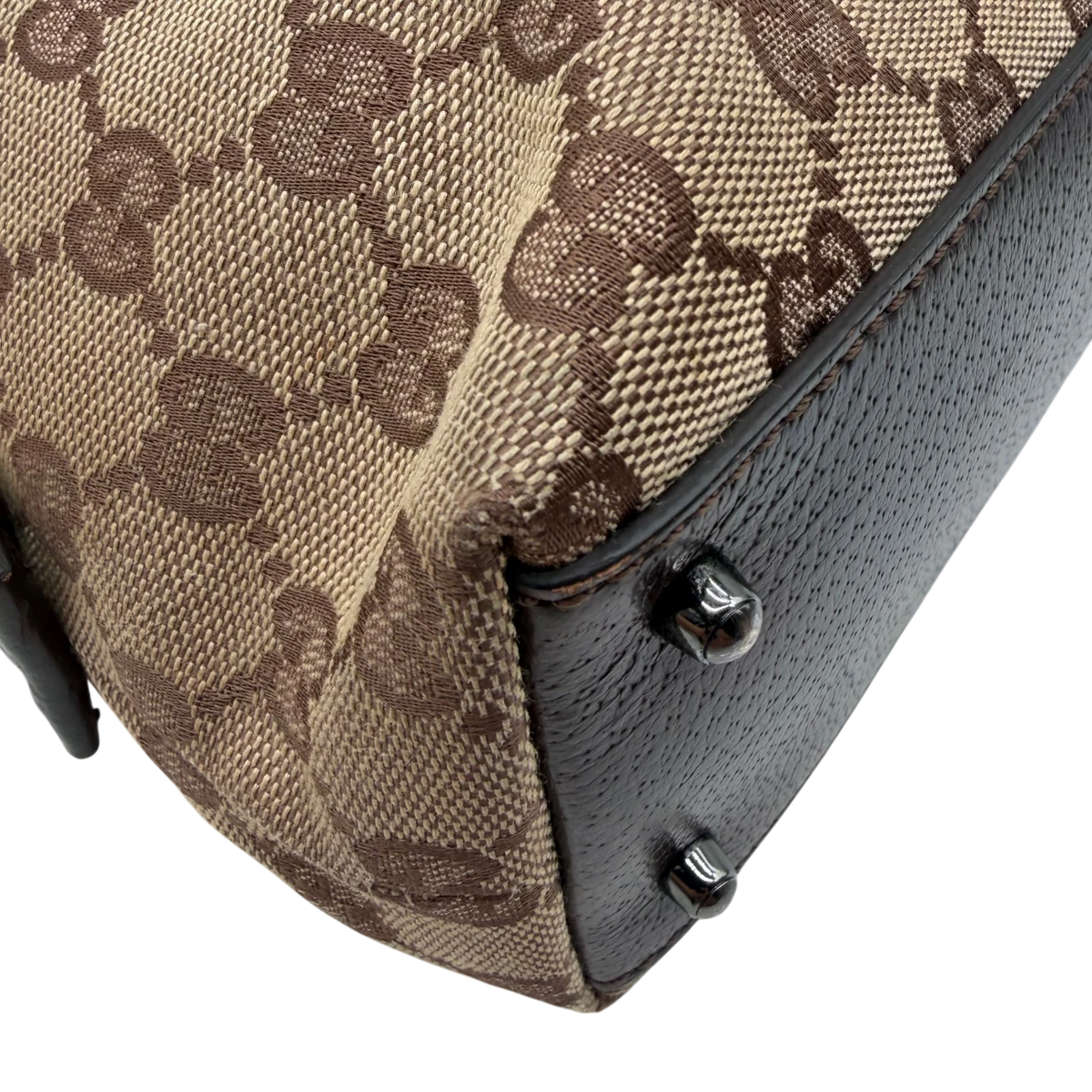 Gucci Handtasche Boston Balthus monogram beige – Ecken im Detail