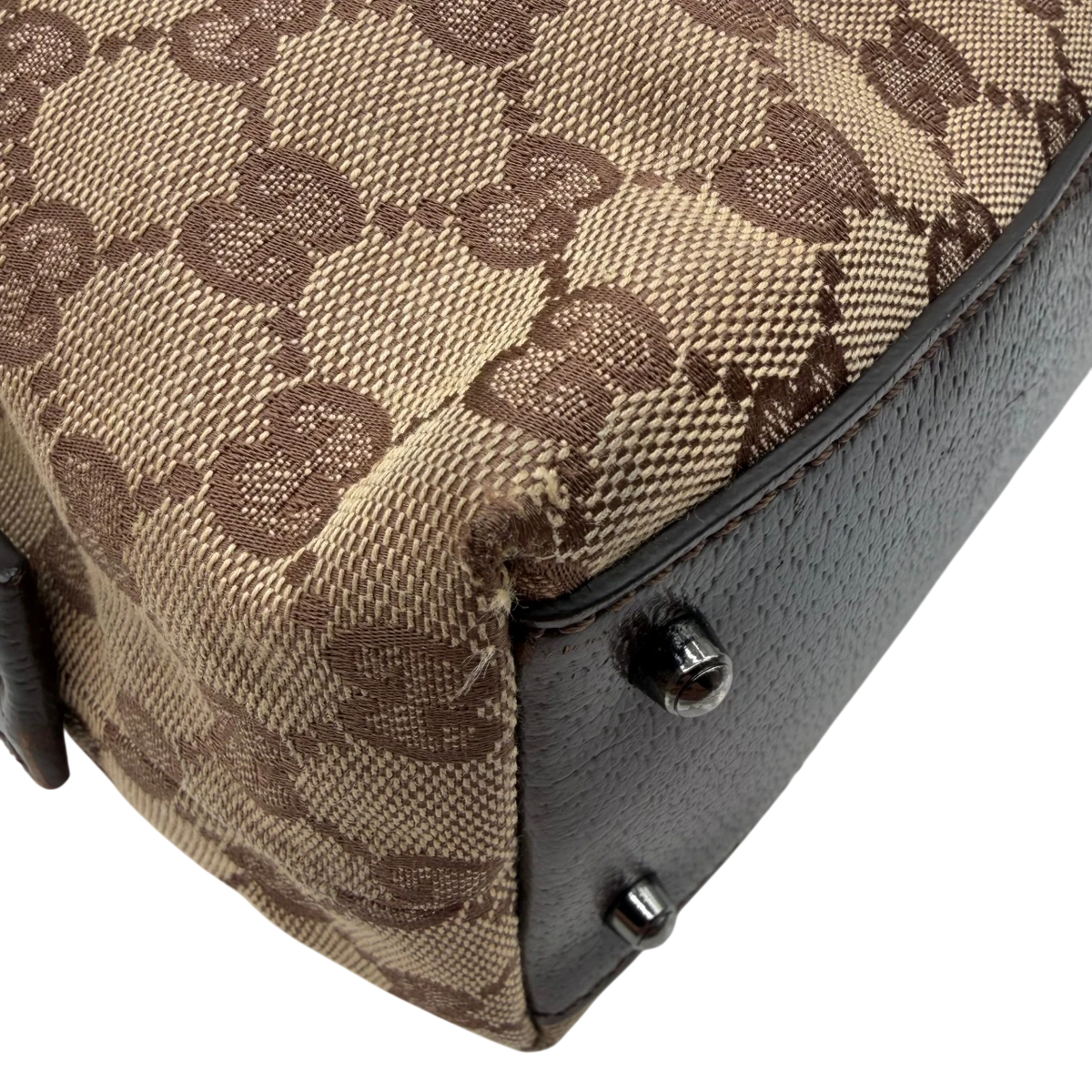 Gucci Handtasche Boston Balthus monogram beige – Ecken im Detail