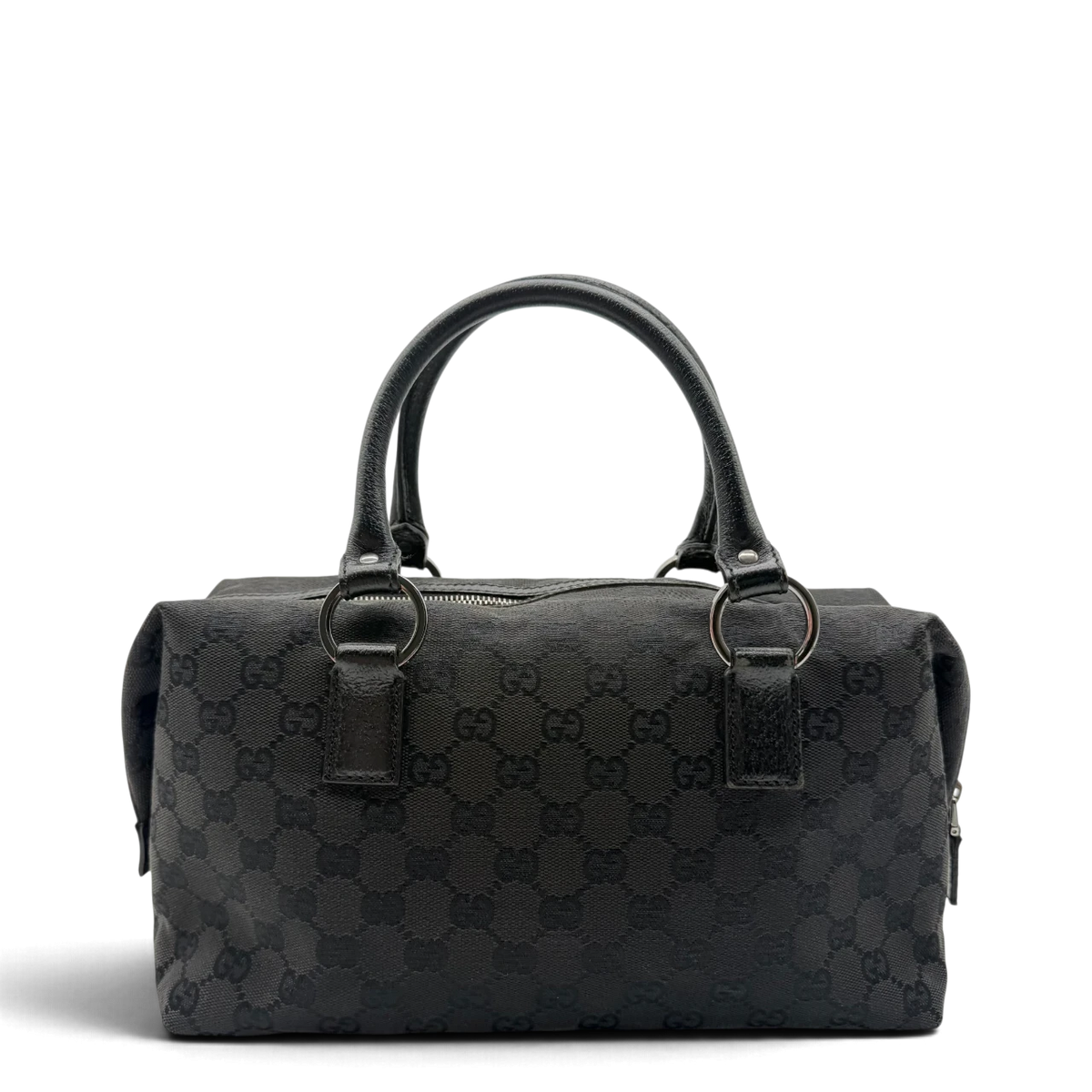Gucci Handtasche Boston Balthus monogram schwarz – Gesamtansicht