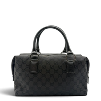Gucci Handtasche Boston Balthus monogram schwarz – Gesamtansicht