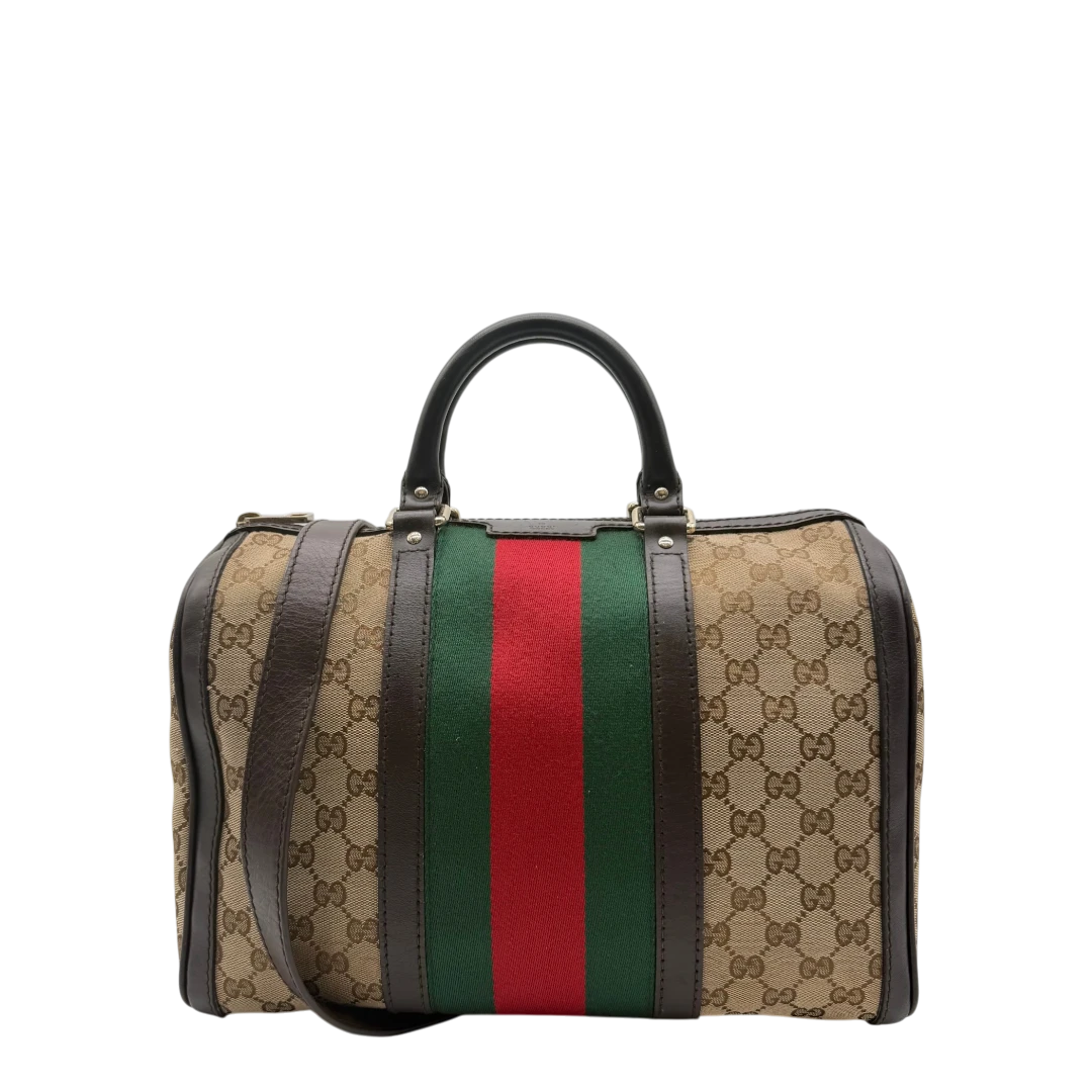Gucci Boston Sherry Line Handbag