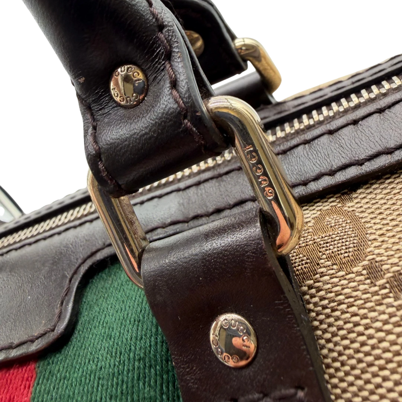 Gucci Boston Sherry Line Handbag