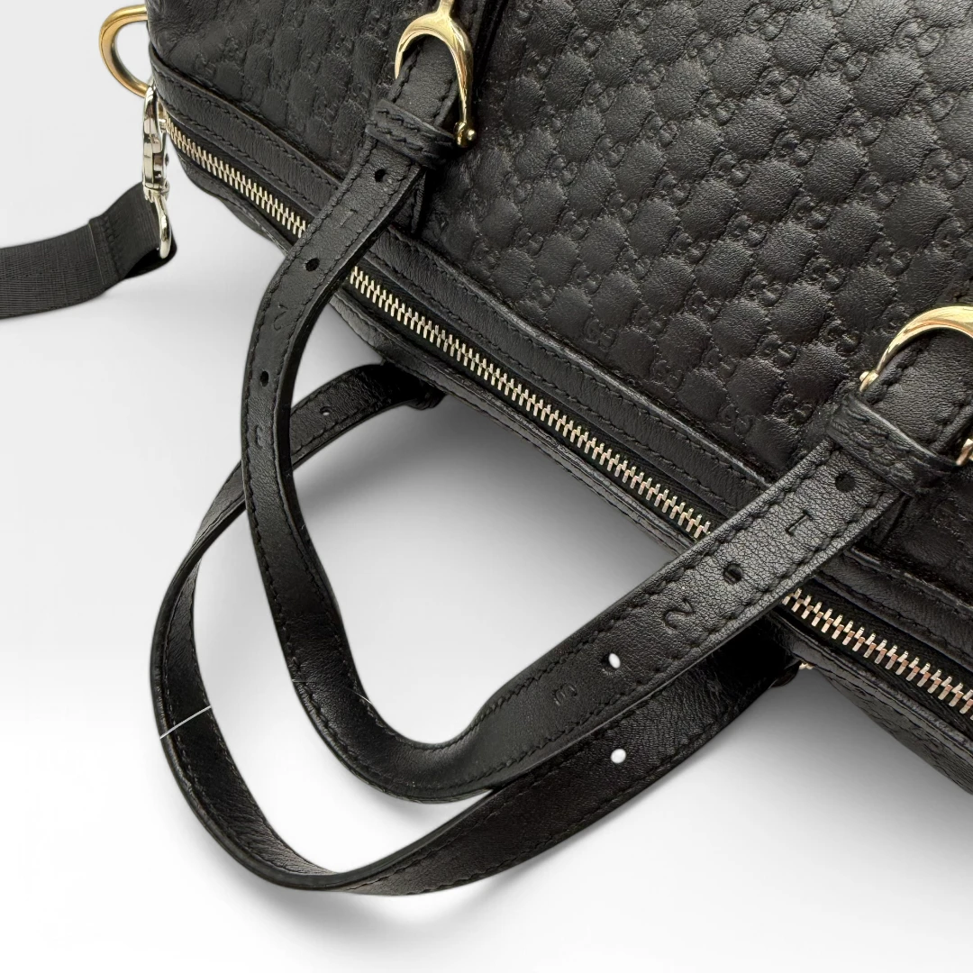Gucci Handtasche Boston Micro Guccissima