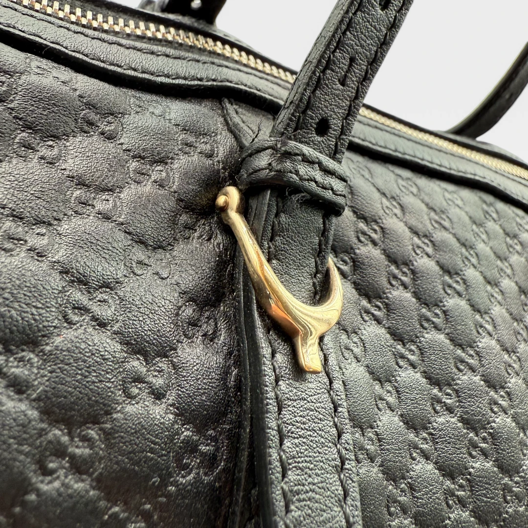 Gucci Handtasche Boston Micro Guccissima