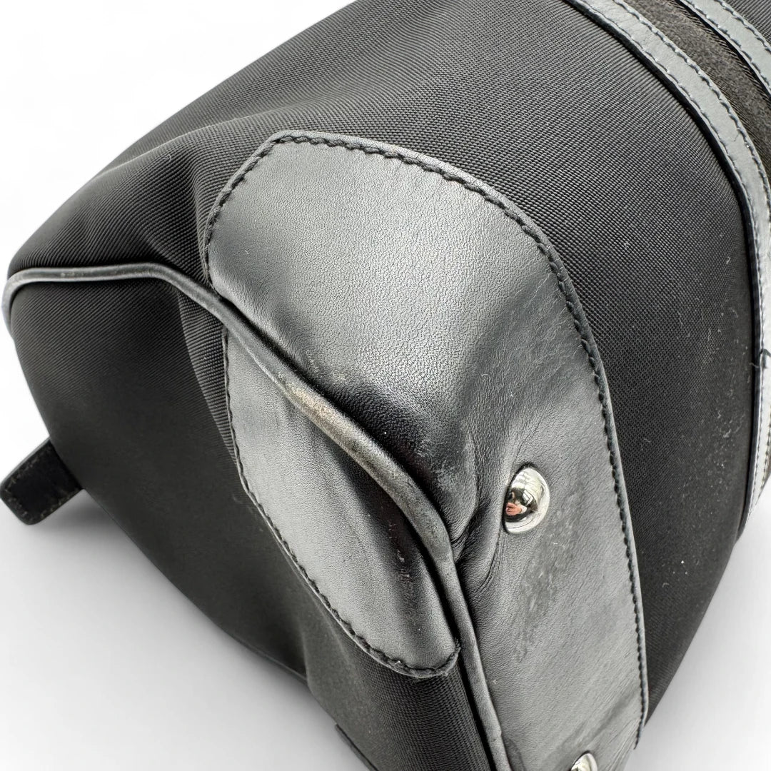 Gucci handbag Boston bag made of black nylon