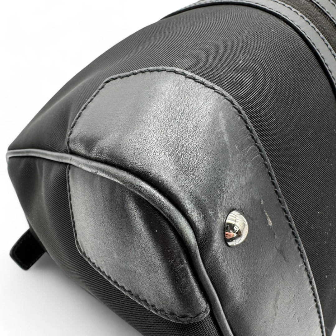 Gucci handbag Boston bag made of black nylon