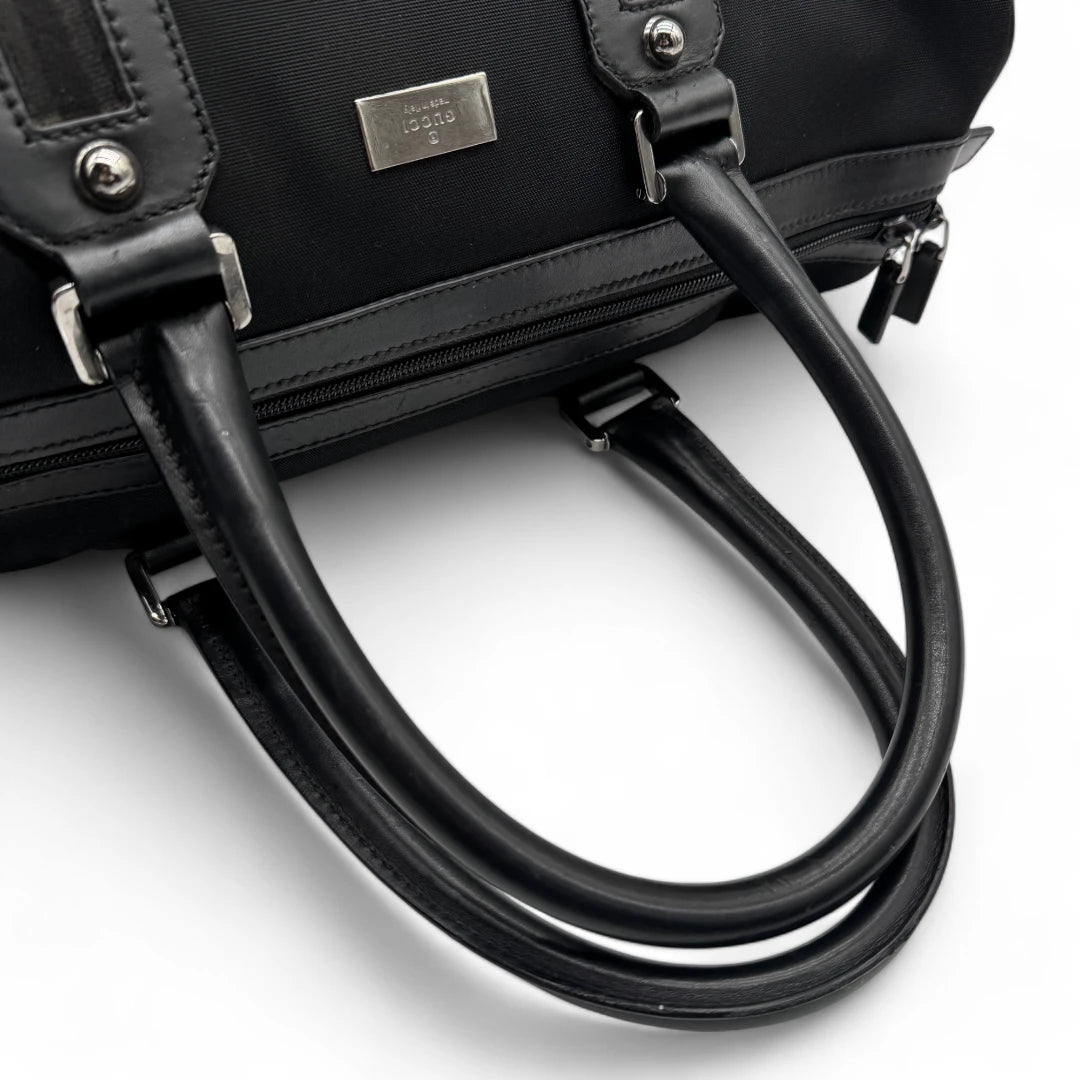 Gucci handbag Boston bag made of black nylon