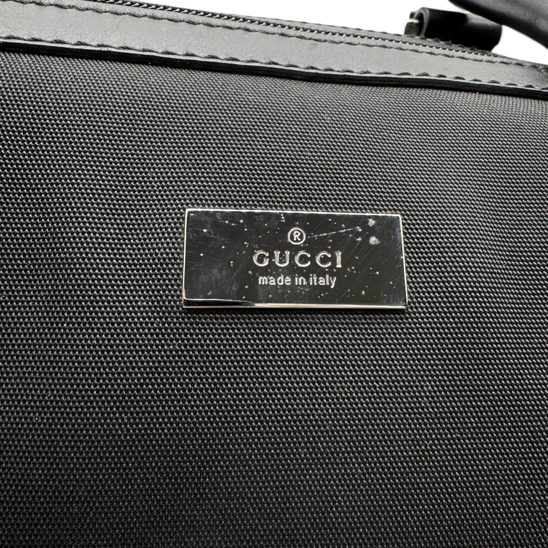 Gucci handbag Boston bag made of black nylon